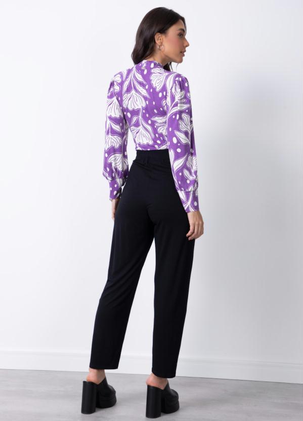 Quintess - Calça Preta com Amarração 3