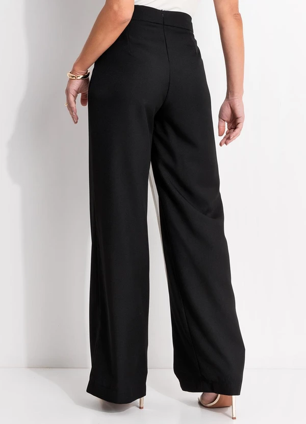 Quintess - Calça Preta em Alfaiataria 2