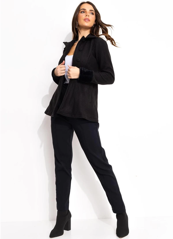 bonprix - Calça Preta em Bengaline 9