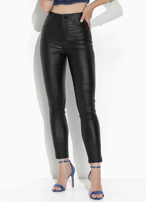 Sawary Jeans - Calça Preta em Sarja - SAWARY JEANS