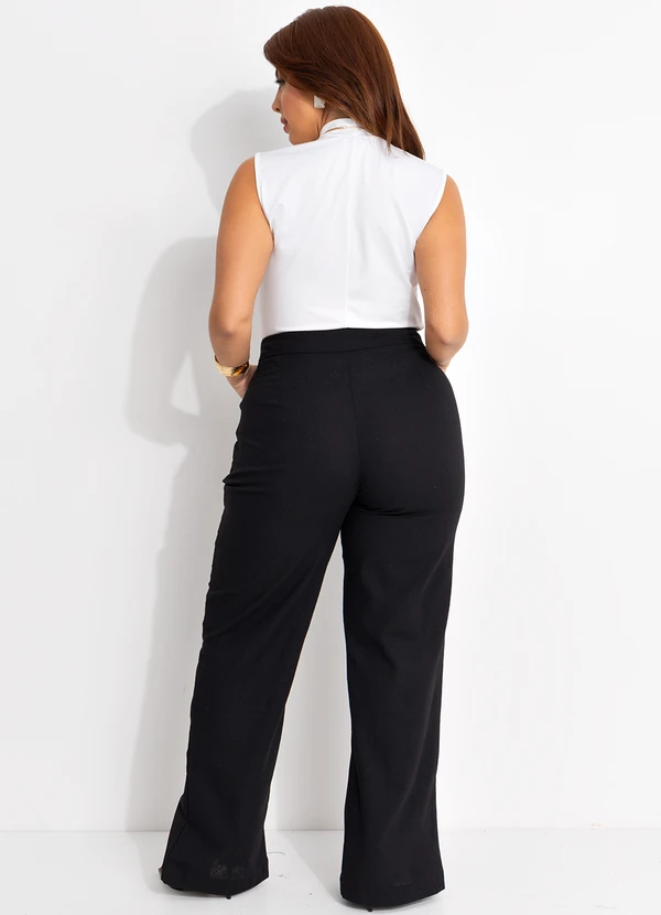 Quintess - Calça Preto em Linho 11