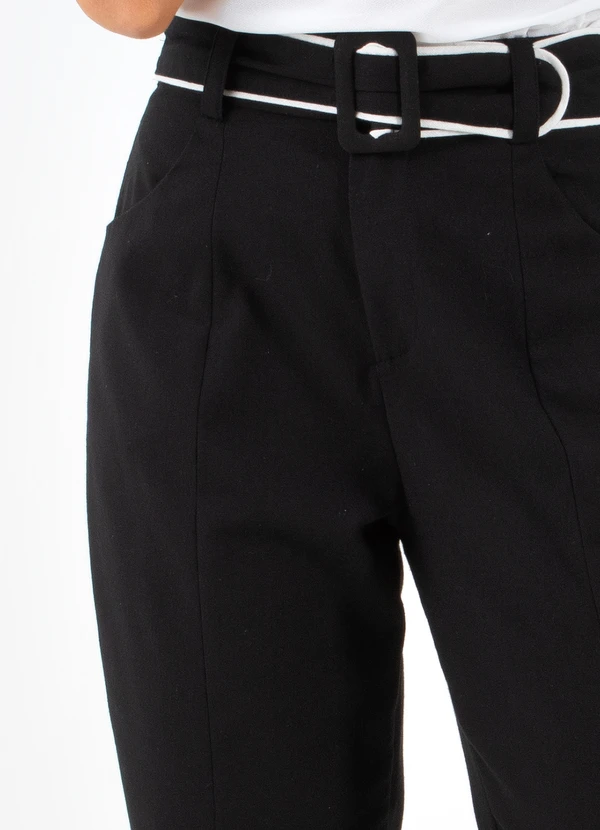 Quintess - Calça Preto em Linho 7