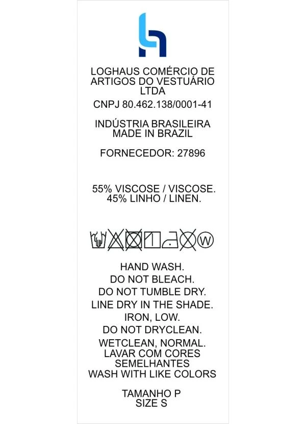 Quintess - Calça Preto em Linho 17