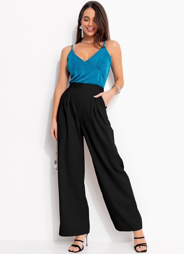 Quintess - Calça Preto em Linho 7