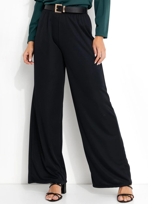 Moda Pop - Calça Preto em Malha