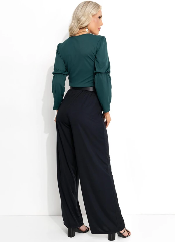 Moda Pop - Calça Preto em Malha 4