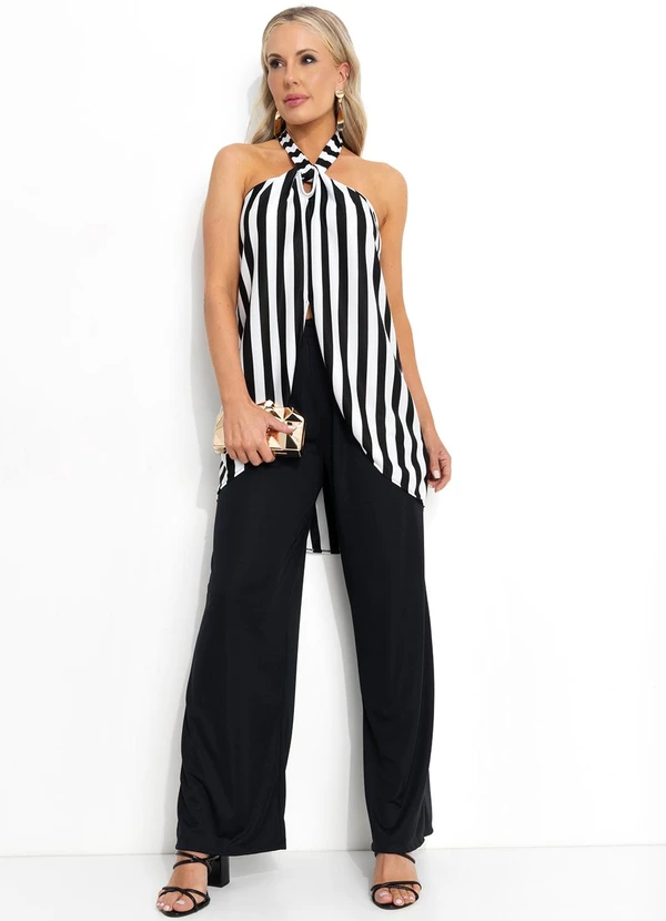 Moda Pop - Calça Preto em Malha 5