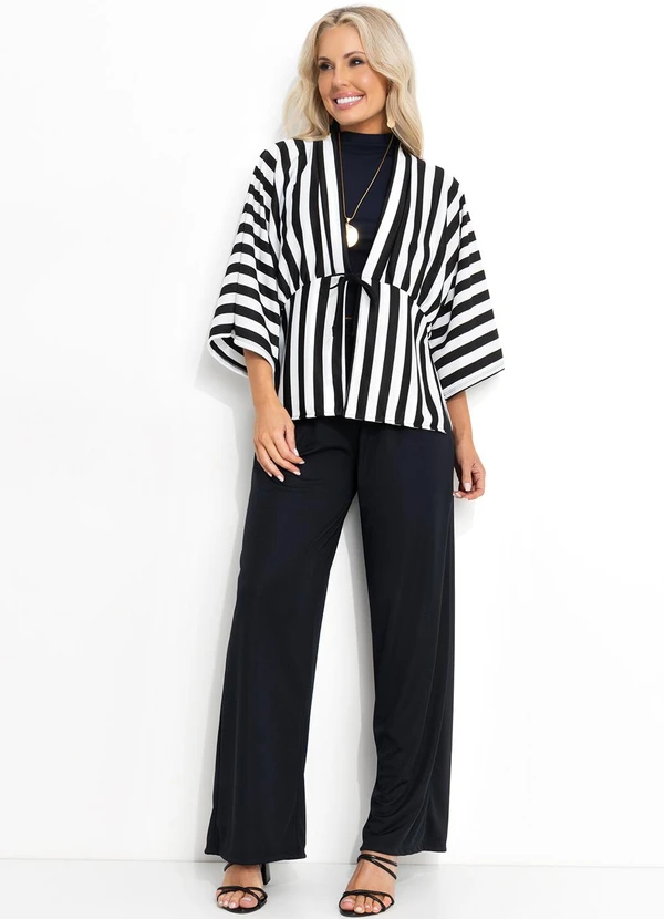 Moda Pop - Calça Preto em Malha 6