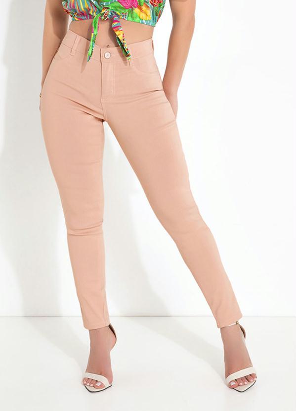 Sawary Jeans - Calça Rosê Justa Cigarrete Sawary