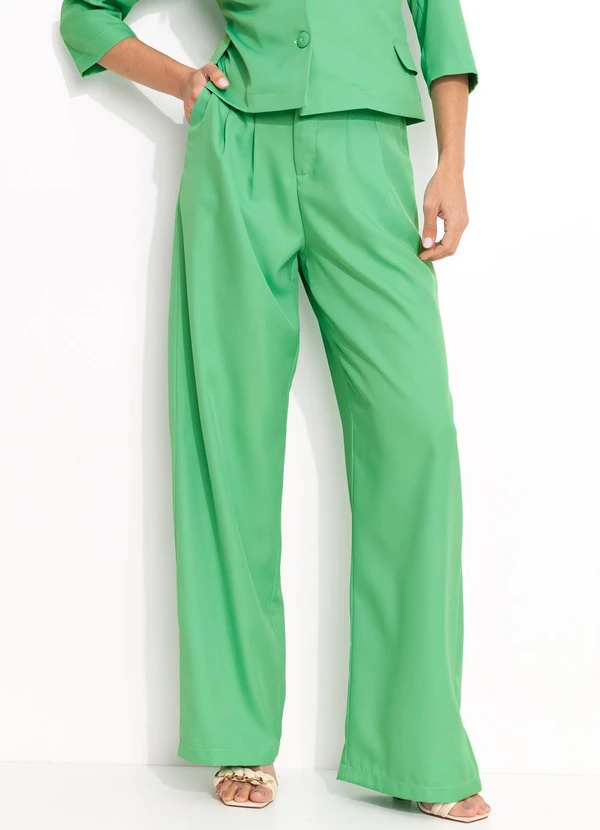 Quintess - Calça Verde Claro em Alfaiataria 5