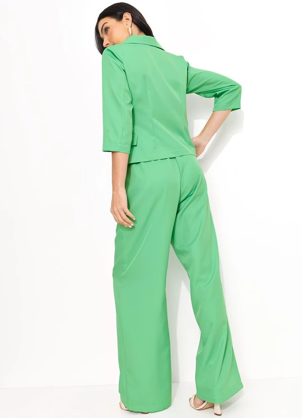 Quintess - Calça Verde Claro em Alfaiataria 8