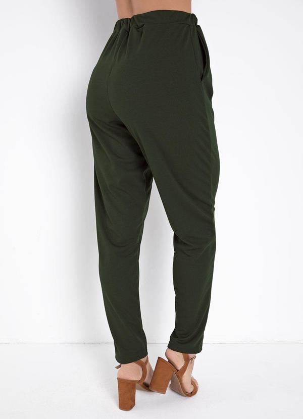 Moda Pop - Calça Verde com Bolsos 2