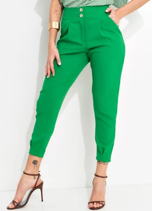 Calça Verde em Alfaiataria Bimini