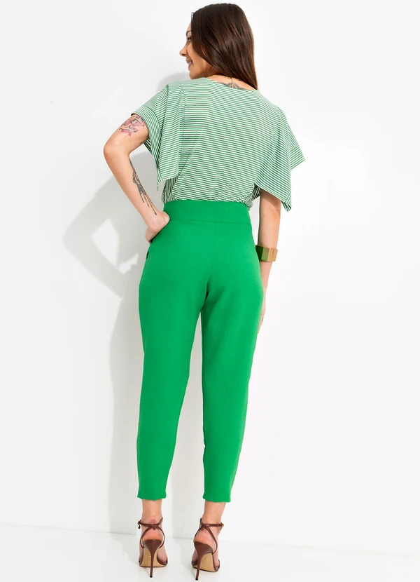 Bimini - Calça Verde em Alfaiataria 5