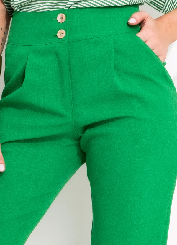 Bimini - Calça Verde em Alfaiataria 7