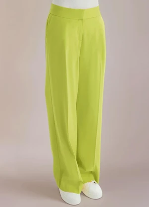bonprix - Calça Verde Lima em Alfaiataria - BONPRIX