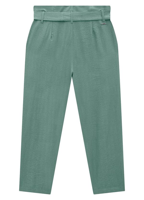 Enfim - Calça Verde Turquesa Clochard em Viscose 2