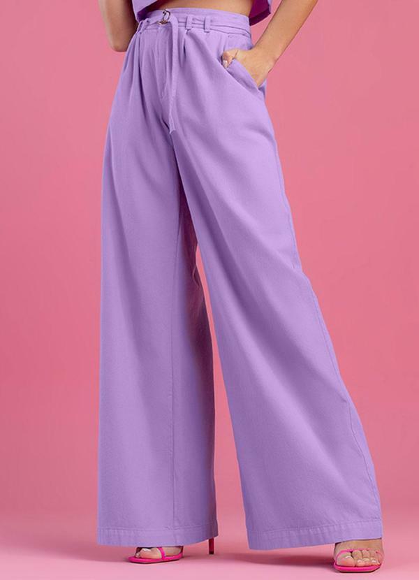 Angel - Calca Wide Color DenimRoxo