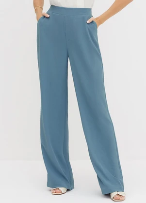 Principessa - Calça Wide Leg Azul Hanna - PRINCIPESSA