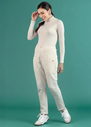 Soft Bonni - Calça Adulto Bege Névoa - SOFT BONNI