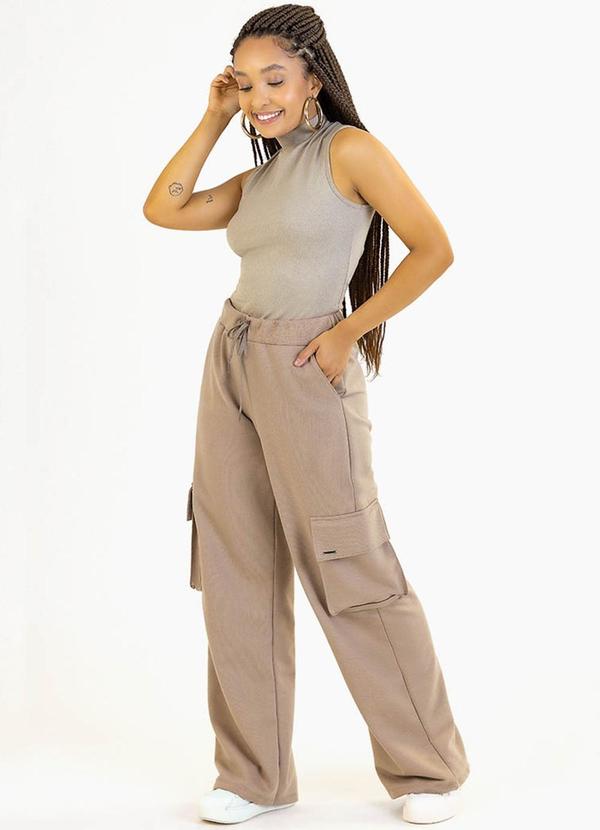 Soft Bonni - Calça Adulto em Moletinho Bege 3