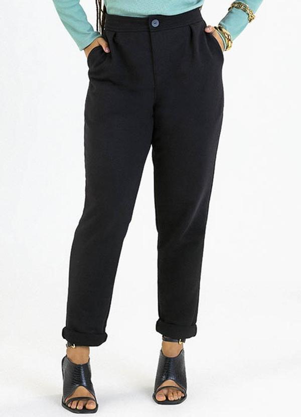 Soft Bonni - Calça Adulto em Moletinho Preto 2