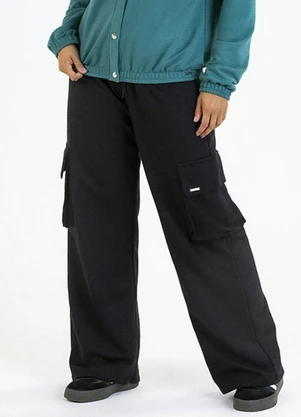 Soft Bonni - Calça Adulto em Moletinho Preto - SOFT BONNI