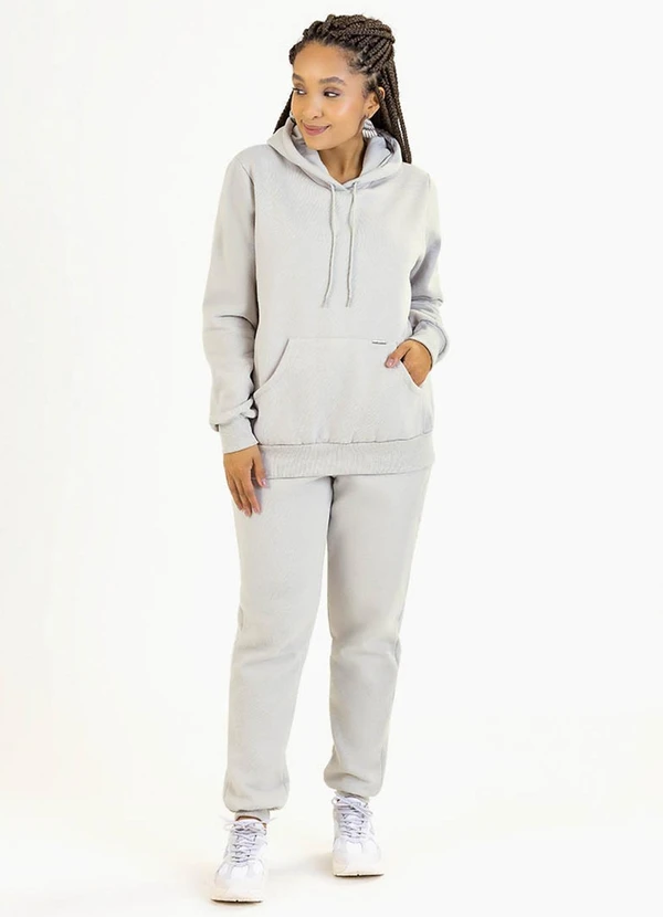 Soft Bonni - Calça Adulto em Moletom Cinza 1