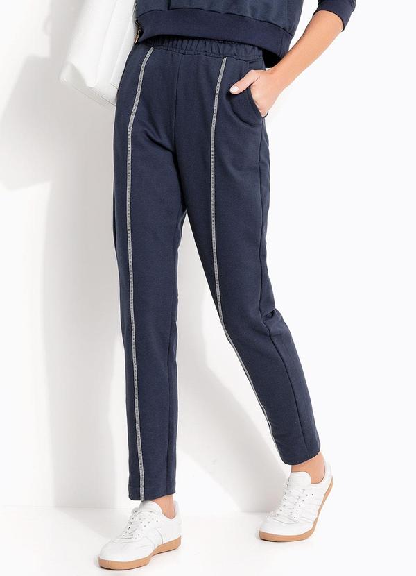 Cal�a (Azul Marinho) em Moletom