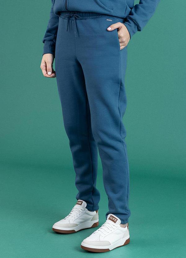 Soft Bonni - Calça Básica Adulto Azul Jeans