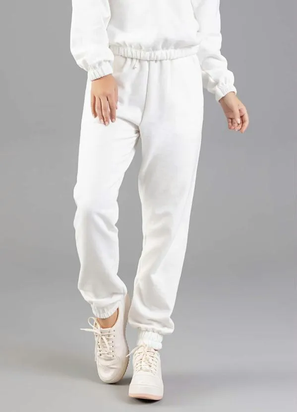 Just Basic - Calça Básica Adulto Off White