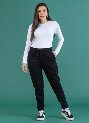 Soft Bonni - Calça Básica Adulto Preto - SOFT BONNI