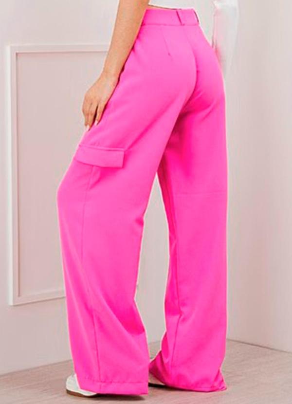 Amo Brand - Calça Cargo Alfaiataria Suzy Pink 2