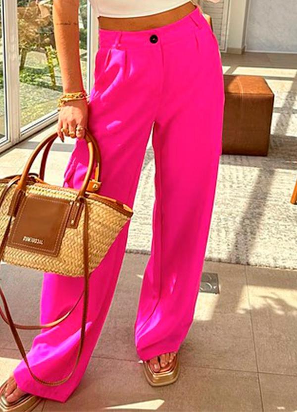 Amo Brand - Calça Cargo Alfaiataria Suzy Pink 5