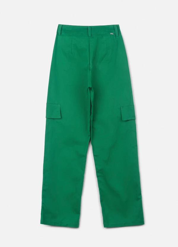 Authoria - Calça Cargo de Alfaiataria Verde Verde 2
