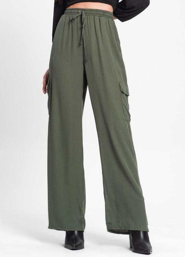 Endless - Calça Cargo Feminina Verde