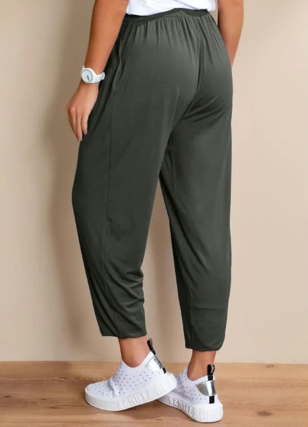 Quintess - Calça Chumbo Soltinha com Pregas 2