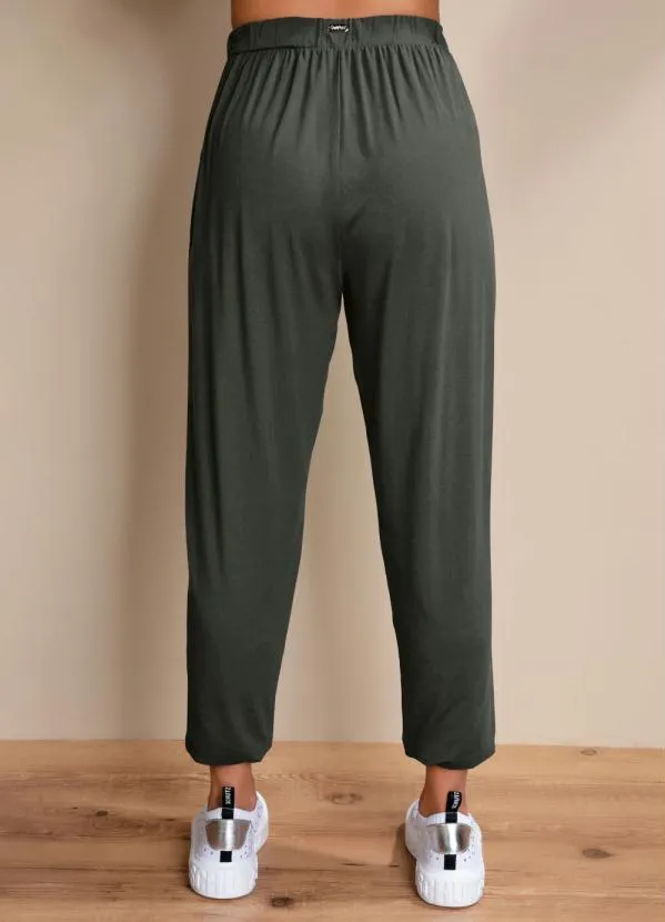 Quintess - Calça Chumbo Soltinha com Pregas 4