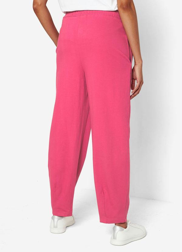 Outlet - Calça com Bolso e Amarração Pink 2
