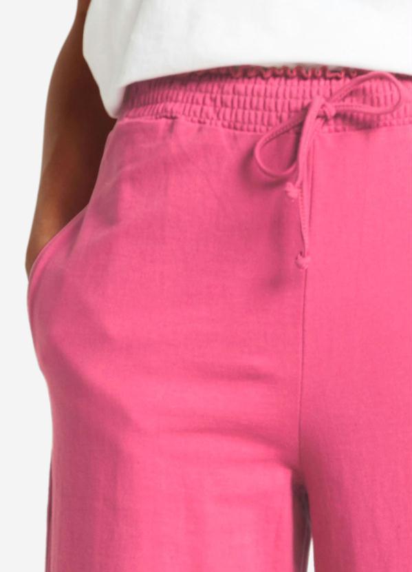 Outlet - Calça com Bolso e Amarração Pink 3