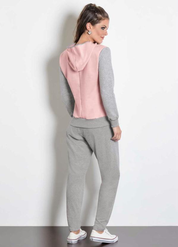 Moda Pop - Calça Comfort Cintura Alta Mescla com Bolsos 7