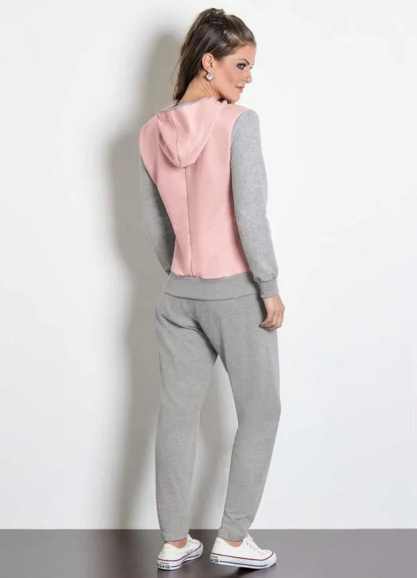 Moda Pop - Calça Comfort Cintura Alta Mescla com Bolsos 7