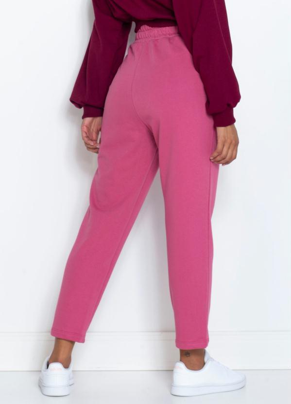 Dzarm - Calça Comfy de Moletom Rosa 2