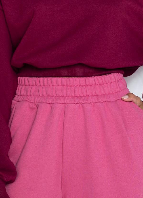 Dzarm - Calça Comfy de Moletom Rosa 6