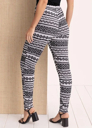 Moda Pop - Calça Confortavel Étnica em Helanca - MODA POP