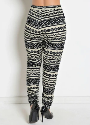 Moda Pop - Calça Confortavel Étnica em Helanca - MODA POP