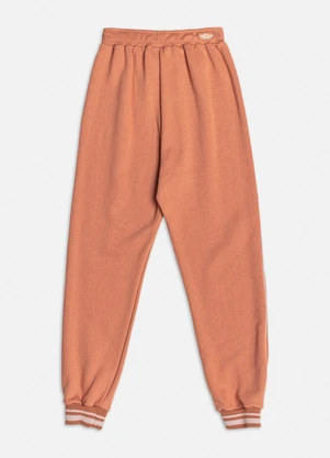 Authoria - Calça de Moletom College Sport Chic Bege - AUTHORIA