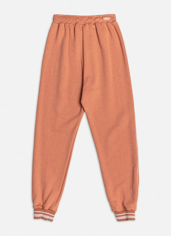 Authoria - Calça de Moletom College Sport Chic Bege 2