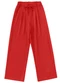Endless - Calça de Viscose Rajada Feminina Azul - variação: Vermelho