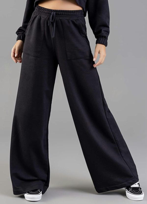 Just Basic - Calça em Moletom Preto